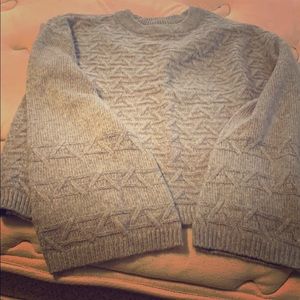 Sz med grey Falls Creek sweater with bell sleeves